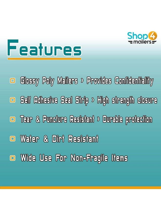 Shop4Mailers 10 X 13 It'S Not An Addiction It'S Self Love Black And Gold Poly Bag Mailer Envelopes 2 Mil (100 Pack Black) - Image 3