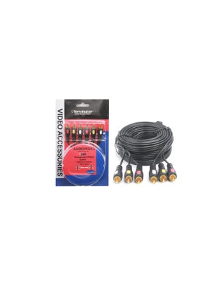 Terminator Gold Plated Component Video Cable Rca Plugs For Tv, Dvd, Vcr 5 Meter Tcv-3305G - pzsku/Z3EEC6FF161FAB8C451CBZ/45/1746406278/c2c185e3-88c2-4b43-bbc7-f597c96cc25b