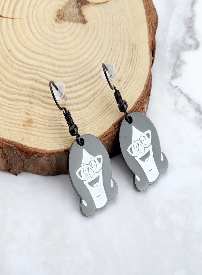 FAADBUK Bob’s Family Merchandise Burgers Earrings Bob Linda Tina Louise Gene Belcher Lover Gift (Linda earring) - Image 5