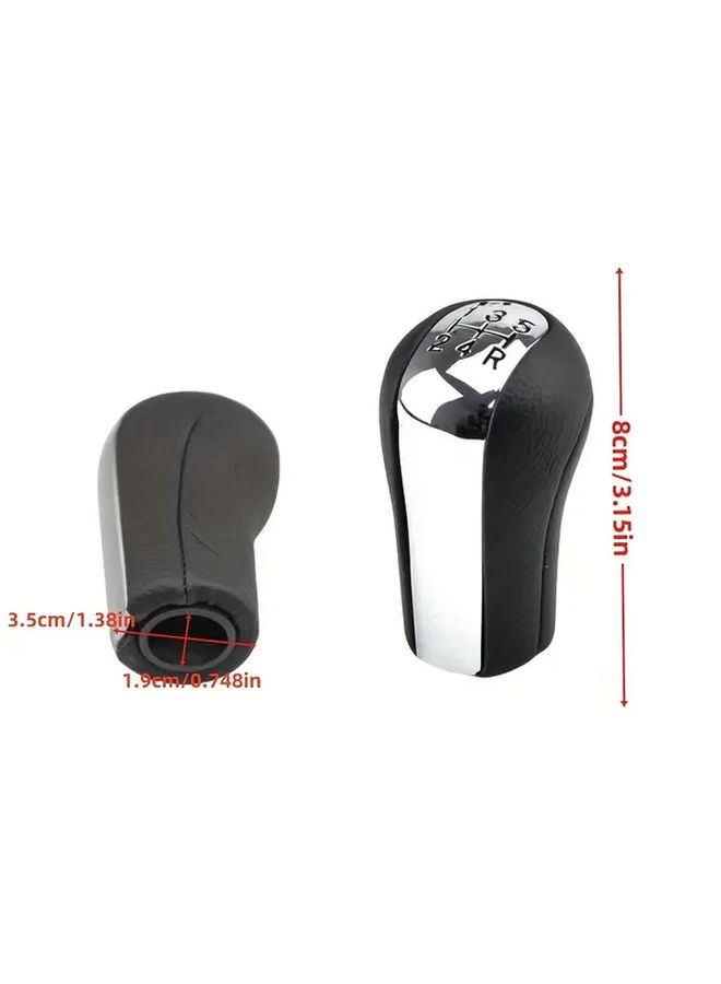 Matte 6 Speed Manual Transmission Gear Shift Knob For Car - Image 2