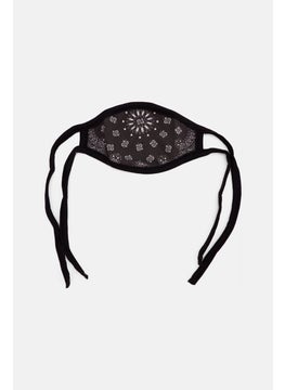Kid Dangerous Toddlers Boy Printed Mask, Black  - Image 1