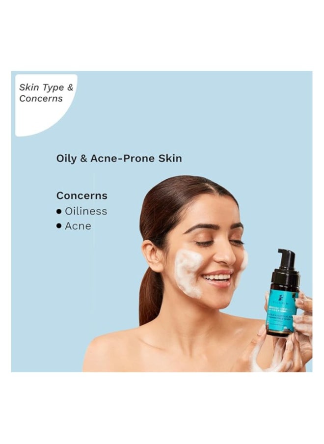 PILGRIM - Salicylic & Glycolic Acid Foaming Face Wash 120ml - Image 1
