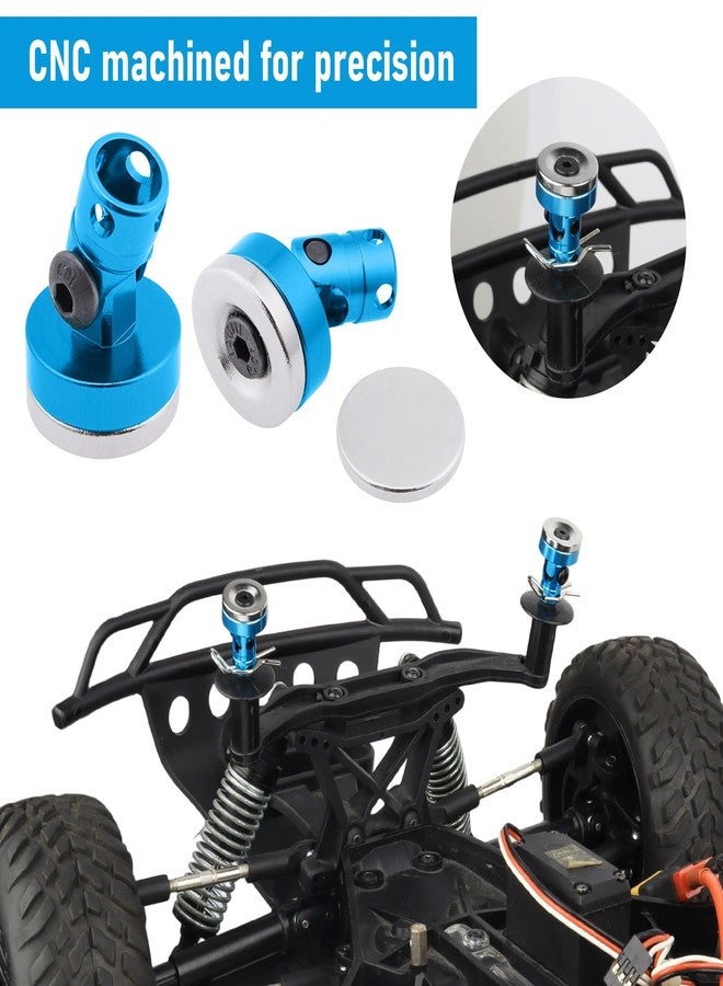 Hobbypark Alloy Magnetic Stealth Invisible Body Post Mount Shell for Drift RC Touring Car (Pack of 4) - Image 2
