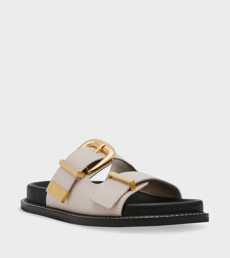 Steve Madden ARCH09S1-17Y Beige Women's Flat Sandals