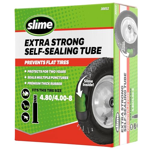 Slime 30012 Smart Tube Wheelbarrow Tube, 8", 4.80/4.00-8" - Image 1