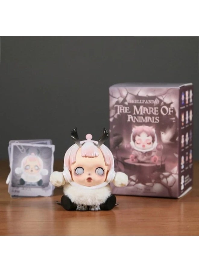 POP MART Skullpanda The Mare of Nightmares Figures Figures, SKULLPANDA Blind Box Figures, Random Design Action Figures Collectible Toys Home Decorations, Holiday Birthday Gifts, Single Box - Image 3
