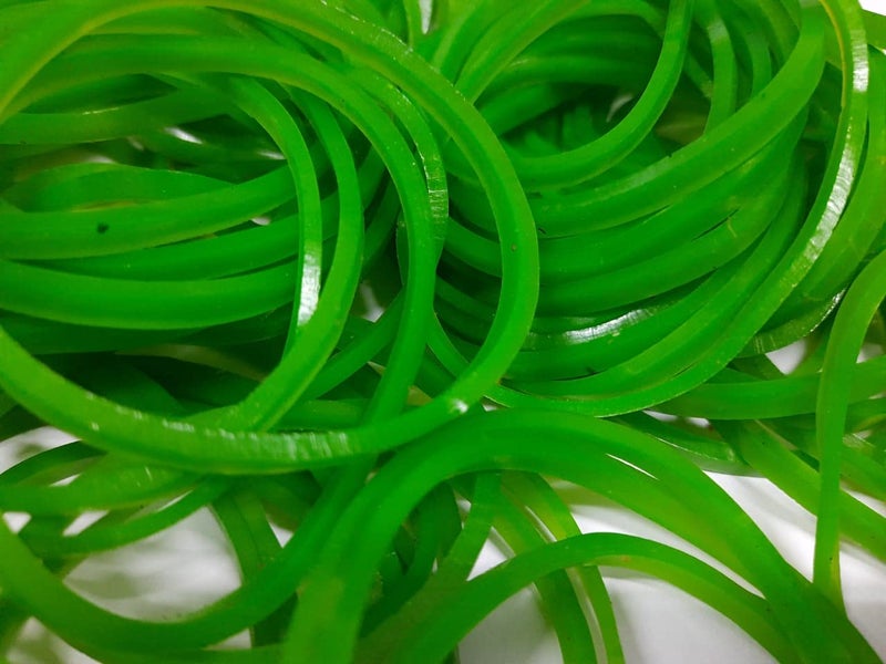 IMPRINT Nylon Rubber Bands | 3 inch Diameter | Pack of 400 | Green - Image 4
