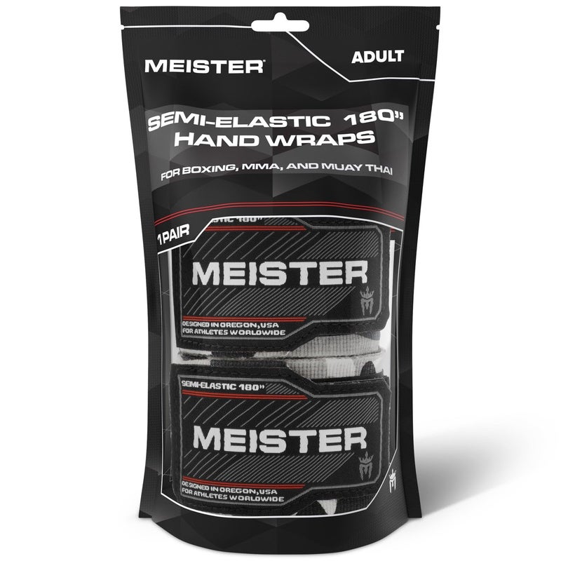 Meister Adult 180" Semi-Elastic Hand Wraps for MMA & Boxing (Pair) - Urban Camo - Image 3