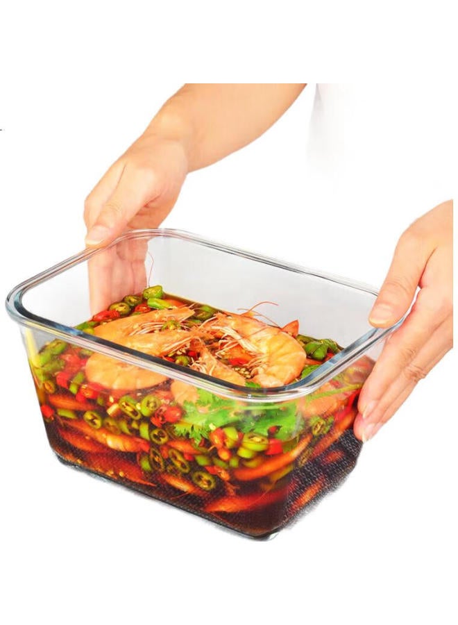 Scybe Refrigerator Storage Container, Glass Sealed Jar, Pickle Jar, Large Capacity For Kimchi, Pickled Peppers, Chicken Feet Storage Box, Saisp 2.5L - Image 1