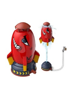 Rocket Toy Outdoor Yard Sprinkler Toy Rocket Sprinkler Summer Toy | Water Pressure Control Flight Altitude | Water Sprayer Toys for Kids