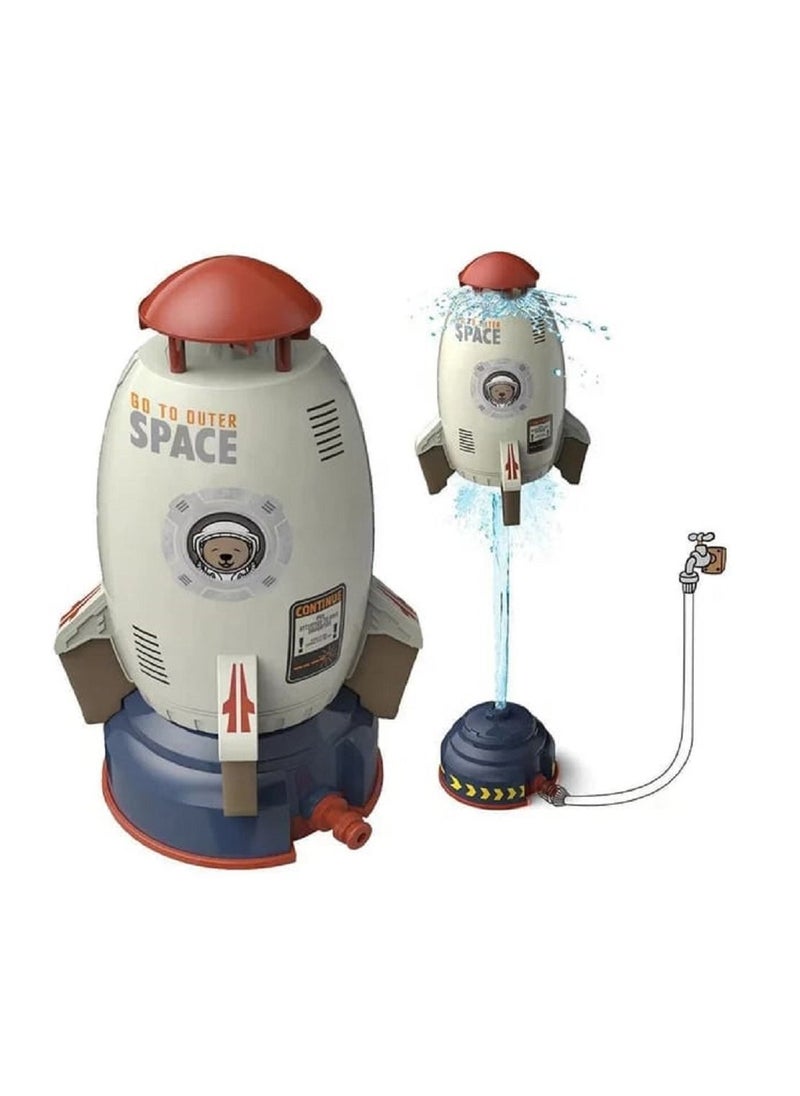 AMM - Rocket Toy Outdoor Yard Sprinkler Toy Rocket Sprinkler Summer Toy | Water Pressure Control Flight Altitude | Water Sprayer Toys for Kids - Image 1