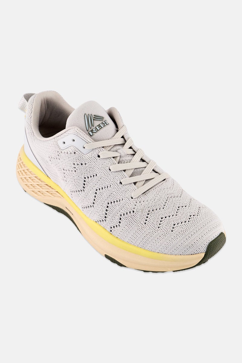 RBX Men Lace Up Training Shoes, Light Grey - Image 1