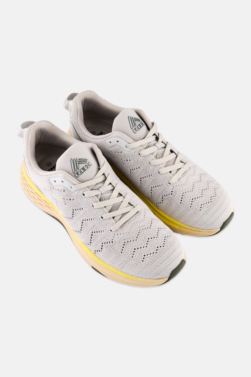 RBX Men Lace Up Training Shoes, Light Grey - Image 4