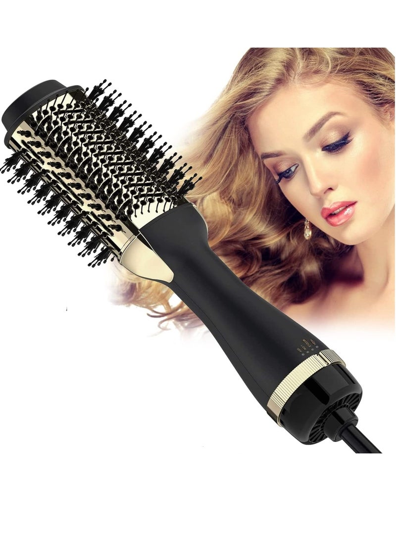 Hair Dryer Brush, Darkecho Hot Air Brush, 4IN1 One Step Hair Dryer and Volumizer AU Plug Hair Hot Dryer SAA Certified (Gold) - Image 1