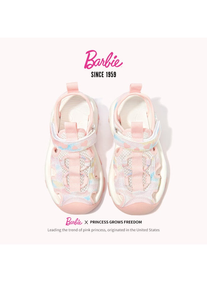 Barbie Girls Summer Closed-toe Outdoor Beach Sports Casual Sandals Da6831 Pink Size 26 - Image 2