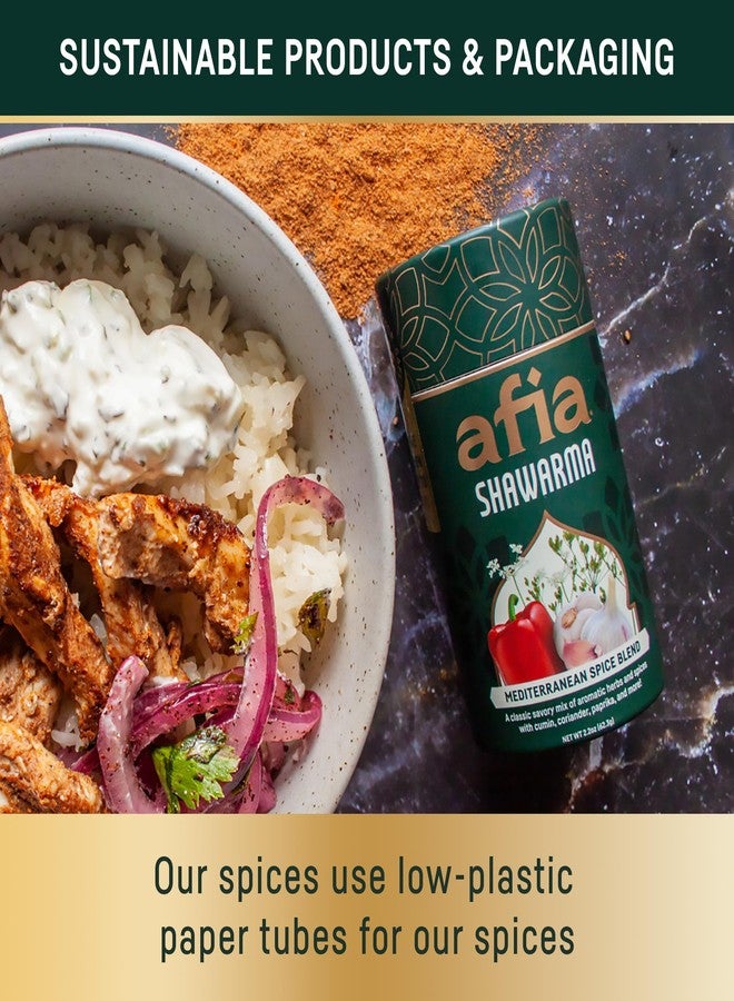 Afia Shawarma Seasoning | Mediterranean Spice Blend for Shawarma, Garlic Sauce (Toum), Flatbreads, Kebab, Kofta & Grilled Meat | Bold Middle Eastern Flavor with Cumin & Coriander | 2.2oz - Image 3
