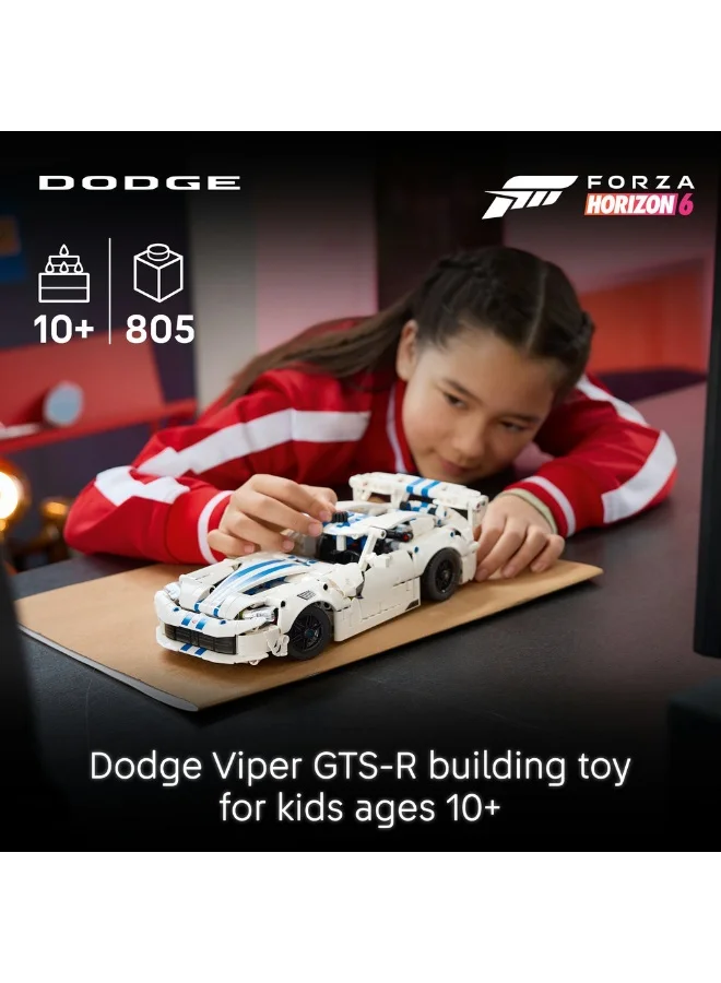 ليغو ‏تكنيك السيارة الرياضية Dodge Viper GTS-R، لعبة بناء للأطفال بعمر ١٠ سنوات وأكثر (٨٠٥ قطعة) 42234