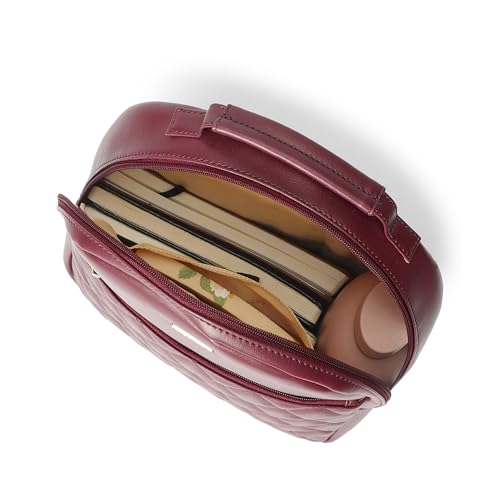 Fastrack Puffup Backpack | Quilted Faux-Leather Backpack For Women | Compact Bag with Tablet Sleeve & Utility Pockets - Image 2
