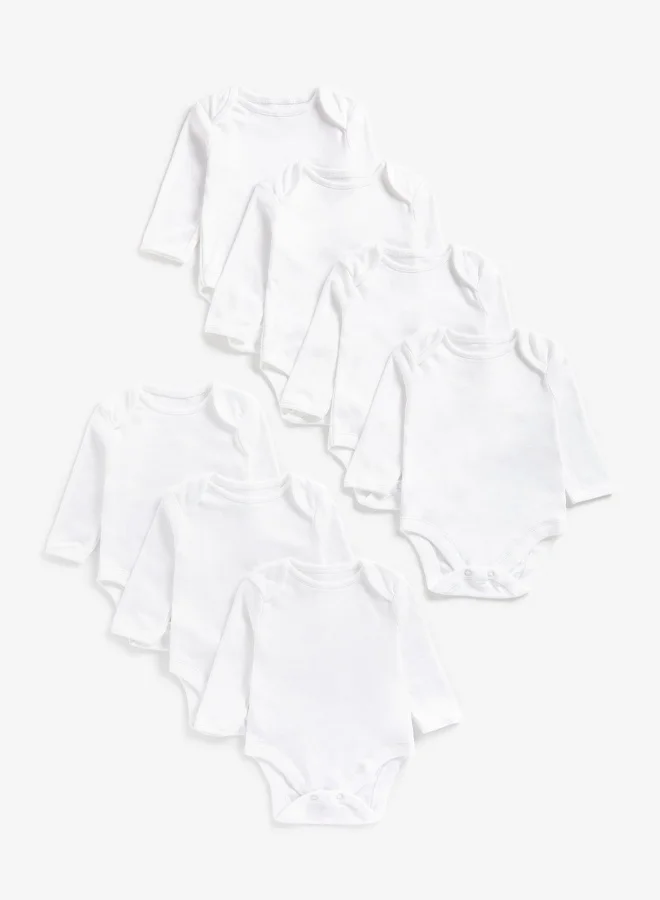 مذركير بودي سوت أبيض بأكمام طويلة ٧ قطع