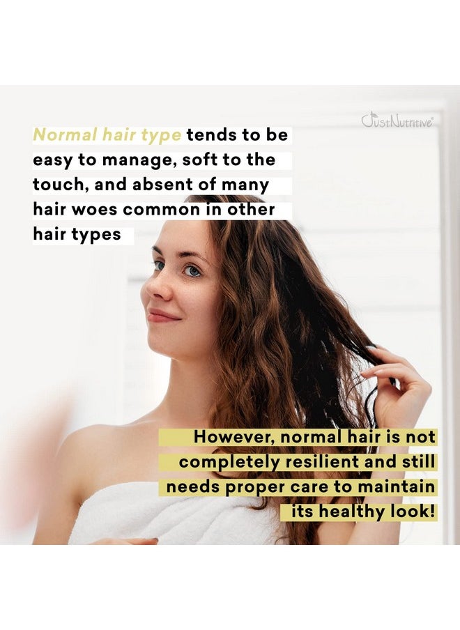 Just Nutritive Normal Hair Shampoo | Best Shampoo For Normal Hair Types | Leaves Hair Fresh & Great  - Image 3