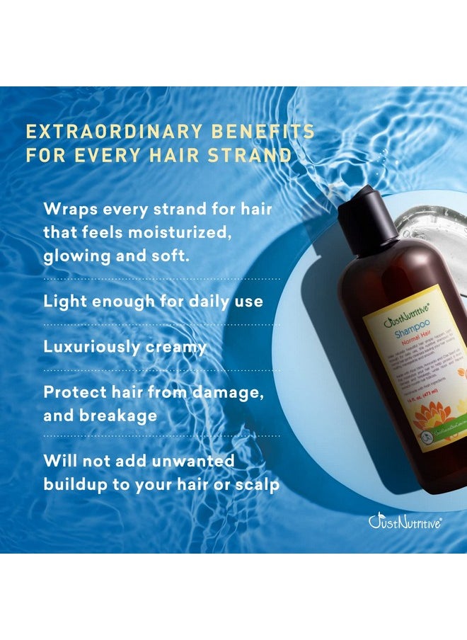 Just Nutritive Normal Hair Shampoo | Best Shampoo For Normal Hair Types | Leaves Hair Fresh & Great  - Image 4