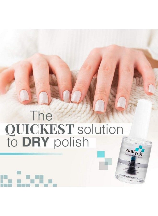 Nail Tek Quicken Fast Drying Top Coat 15 Ml  - Image 3
