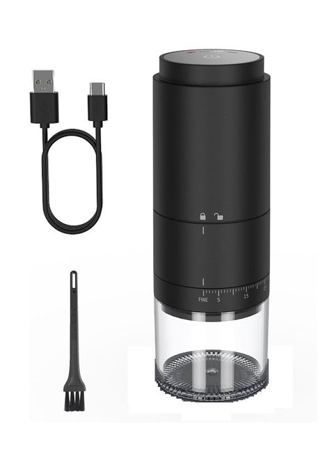 VOGMAX Electric Burr Coffee Grinder - 1500mAh Upgraded Battery Level Display, 38 Precise Grind Settings, Conical Ceramic Burr, LED Display, Portable for Espresso/Drip/French Press