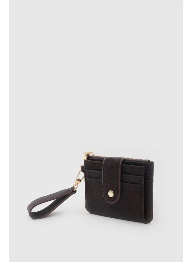 Shule Bags  Pike Suede Women's Card Holder – Coffee. for Women | Best Price UAE