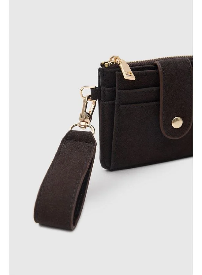 Shule Bags  Pike Suede Women's Card Holder – Coffee. for Women | Best Price UAE