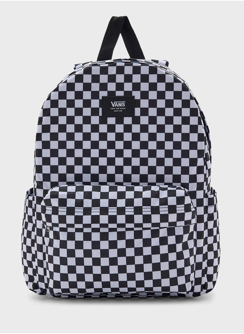 VANS - Old Skool Grom Check Backpack - Image 1