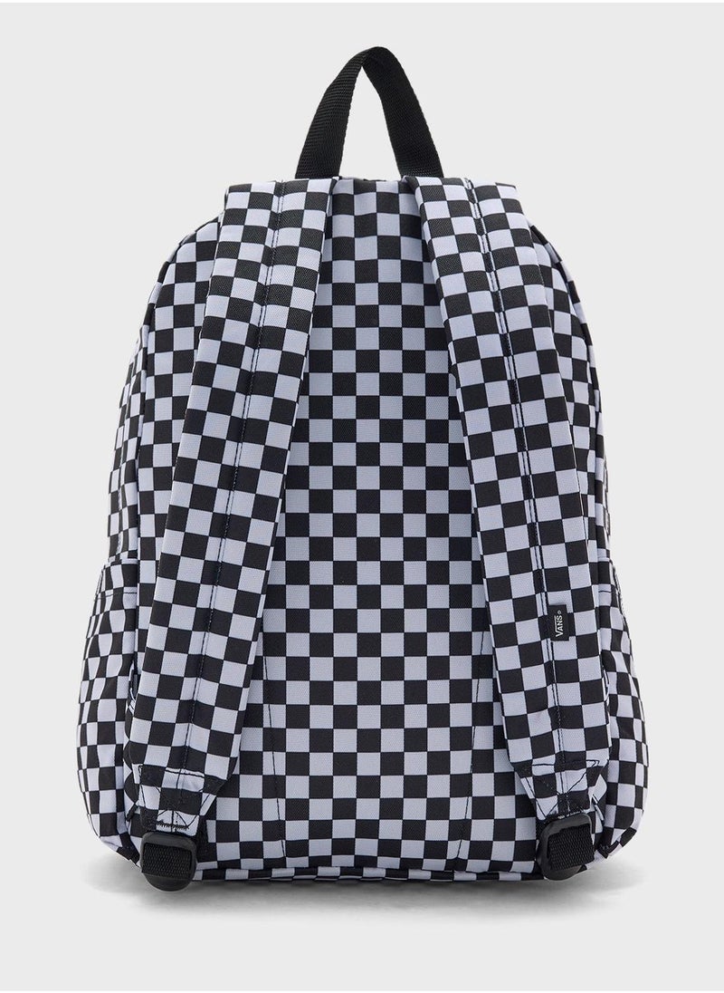 VANS - Old Skool Grom Check Backpack - Image 1