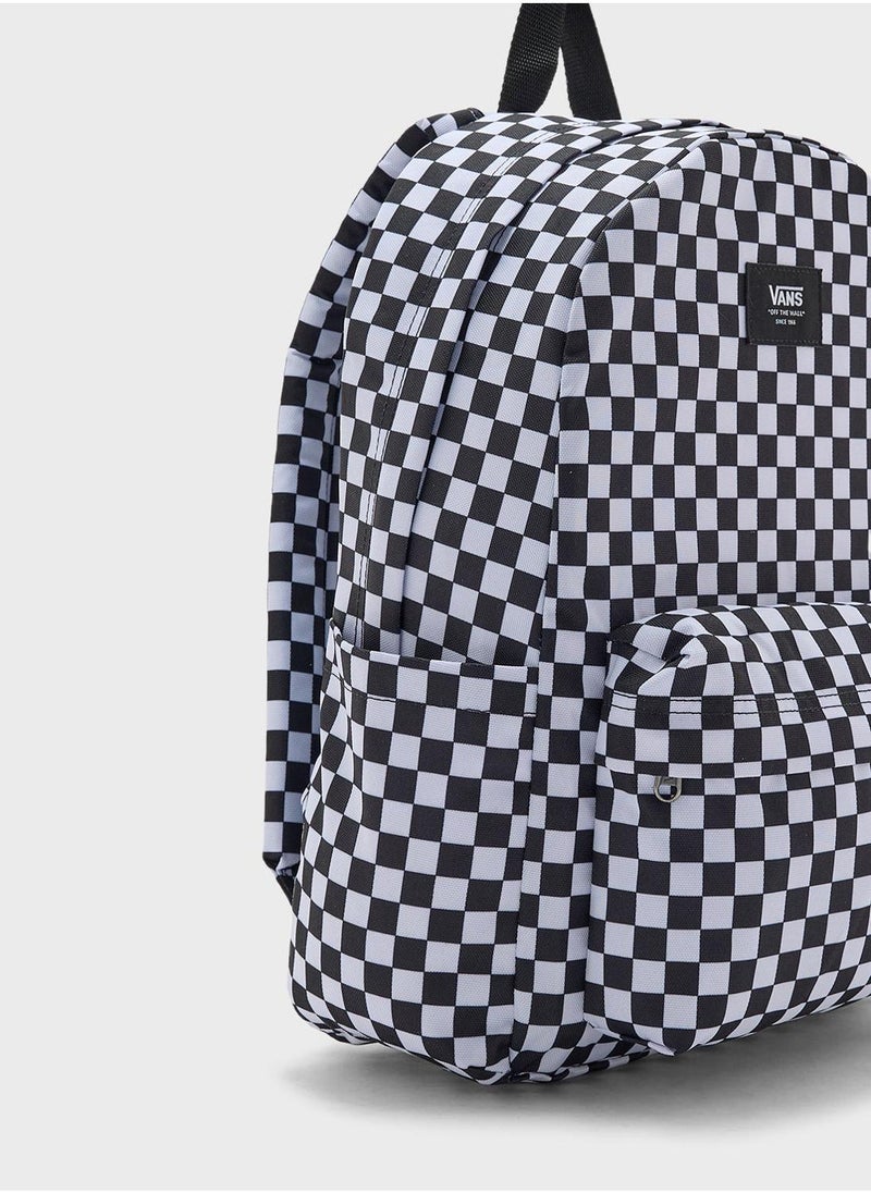 VANS - Old Skool Grom Check Backpack - Image 1