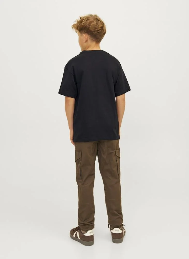 Jack & Jones Junior Kids Jjecaleb Varsity Tee Crew Neck T-Shirt