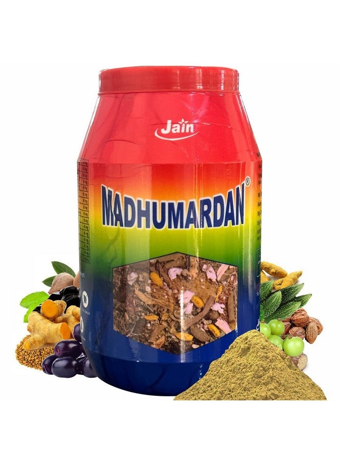 JAIN Madhumardan Powder, 300 g|, Natural, Ayurvedic Product | Enrichred with 32 Potent Herbs | Helps Maintain Healthy Blood Sugar levels & Glucose Level | 100% Natural, No Preservatives - Image 1