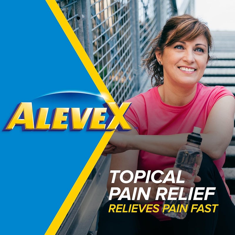 AleveX Pain Relieving Spray, Fast Acting & Fast Drying for Targeted Pain Relief, 3.2 oz Spray - Image 1