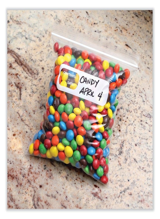 Boardwalk BWKQUARTBAG 7 in. x 8 in. Quart Reclosable Food Storage Bags - Clear (500/Box) - Image 2