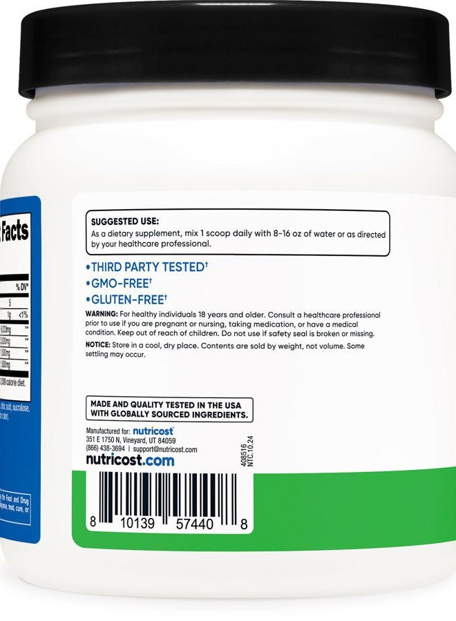 Nutricost BCAA Powder 2:1:1 (Green Apple, 60 Servings) - Image 4