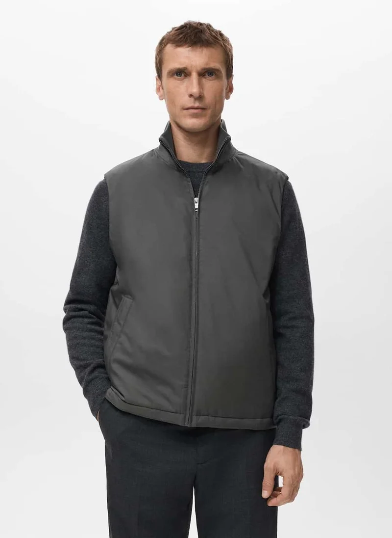 مانجو مان Lightweight quilted gilet