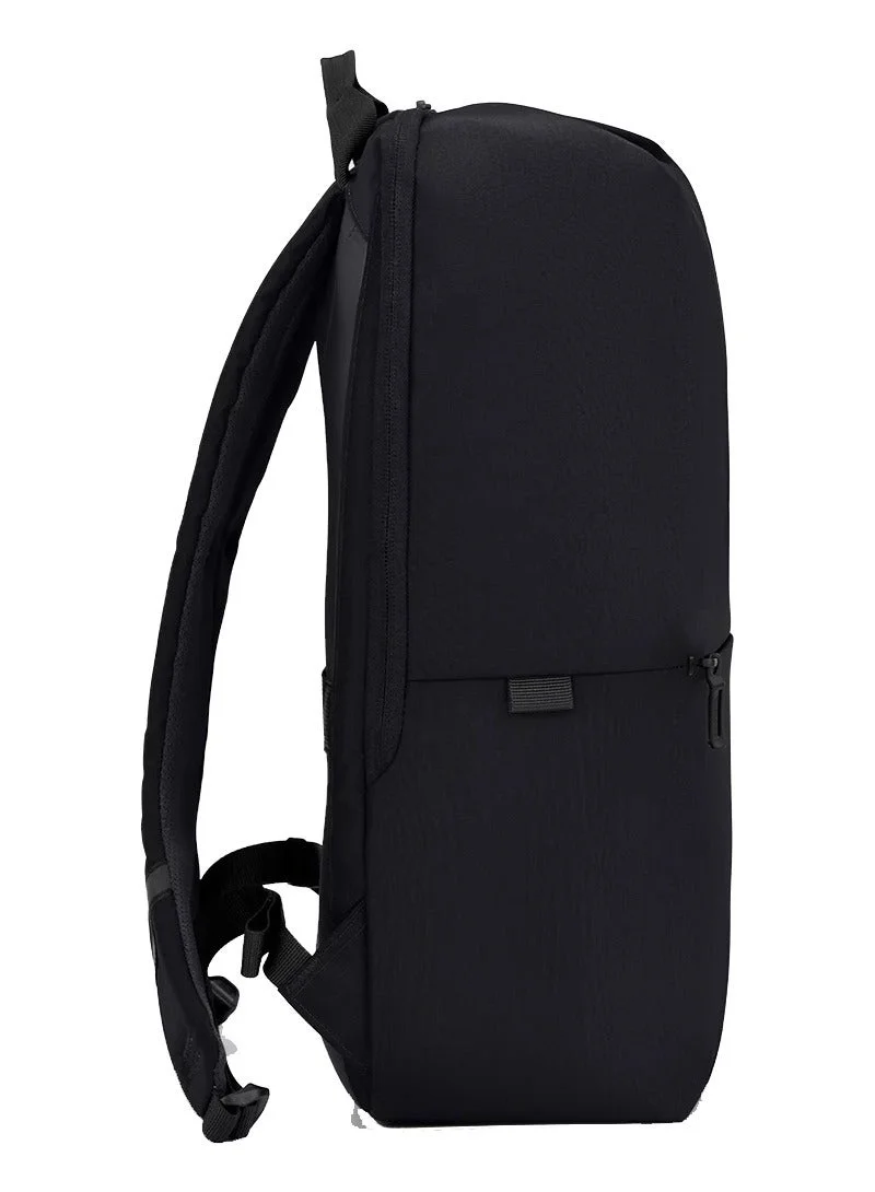 Samsonite black Lite-Geo 15.6" Laptop Backpack, 100% Nylon, Black|Outer Zipper Pockets|Bottle Holder|Internal Key Holder - 3 Years International Warranty  | Best Price UAE