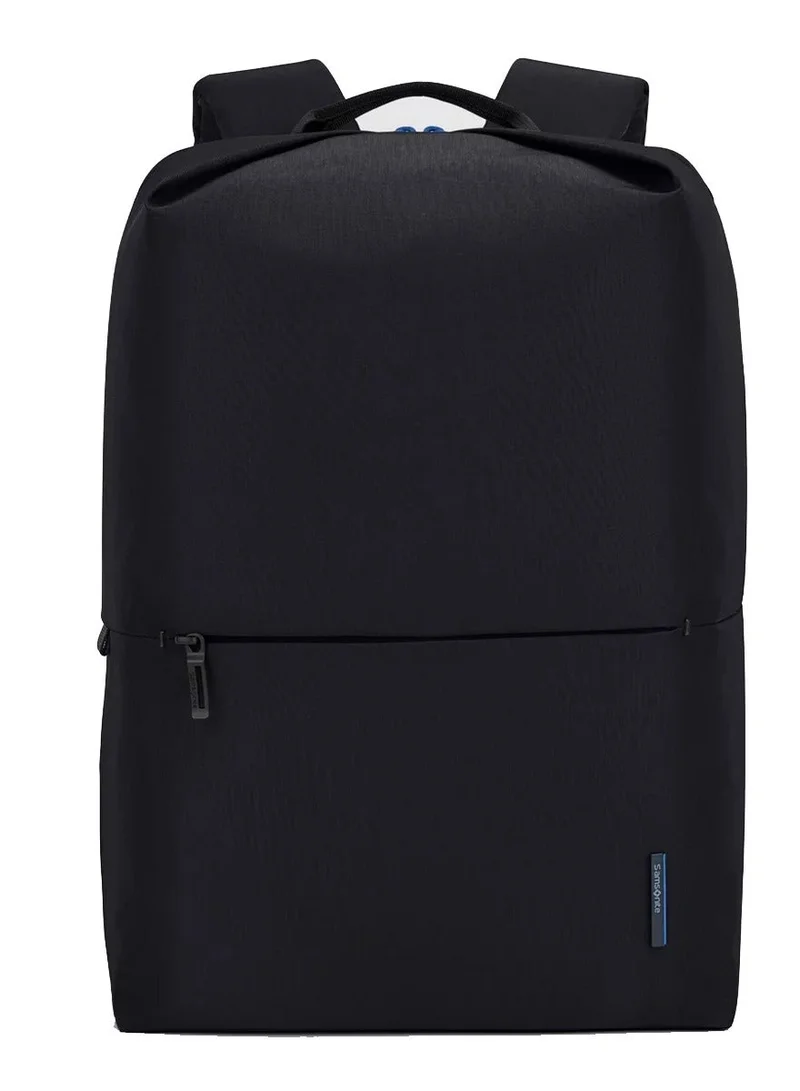 Samsonite black Lite-Geo 15.6" Laptop Backpack, 100% Nylon, Black|Outer Zipper Pockets|Bottle Holder|Internal Key Holder - 3 Years International Warranty  | Best Price UAE