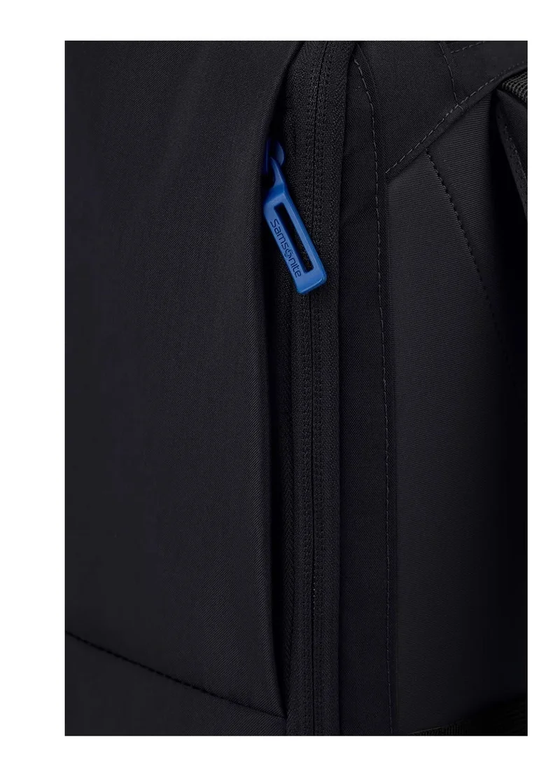 Samsonite black Lite-Geo 15.6" Laptop Backpack, 100% Nylon, Black|Outer Zipper Pockets|Bottle Holder|Internal Key Holder - 3 Years International Warranty  | Best Price UAE