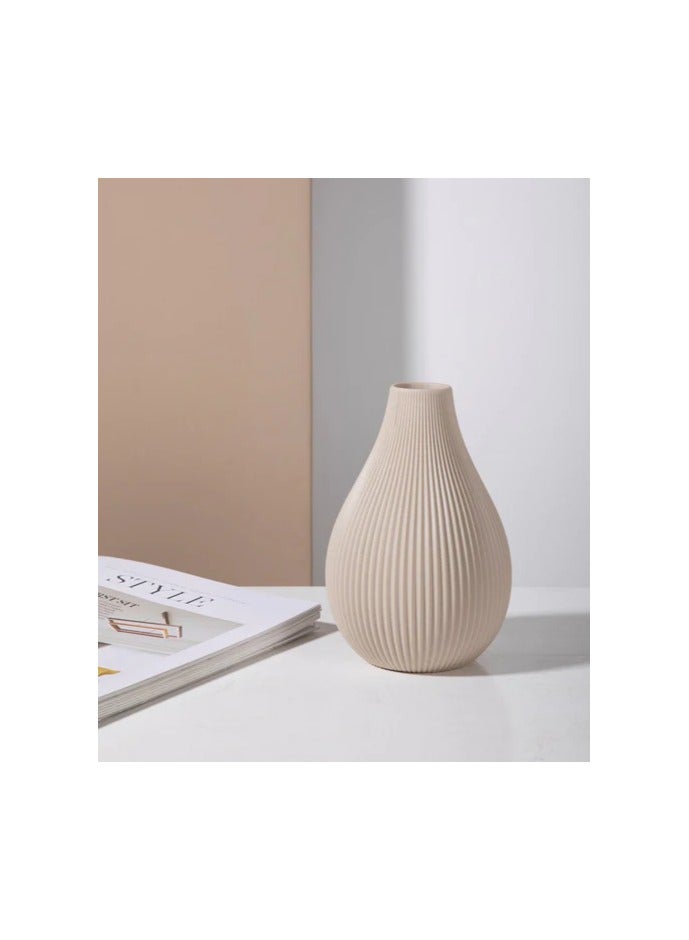 E.V.A Birchwood Porcelain Vase  - Image 1