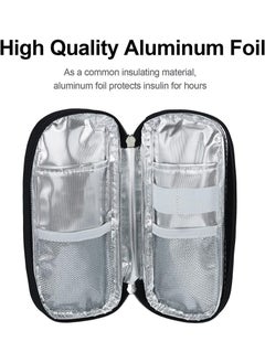 HaLunhi Insulin Cooler Travel Case with 2 Ice Packs - Diabetes Bags Cooler Travel Case for Diabetic Organize Supplies Insulated Cooling Bag  - Image 4