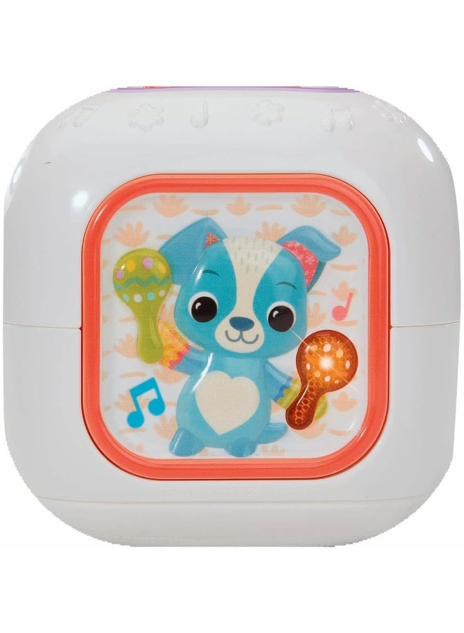 VTech Baby Sensory Sounds Musical Cube – Interactive Baby Toy with Nursery Rhymes, Classical Tunes & Textured Manipulatives | Teaches Animals & Instruments | For Ages 3–18 Months+ - Image 3