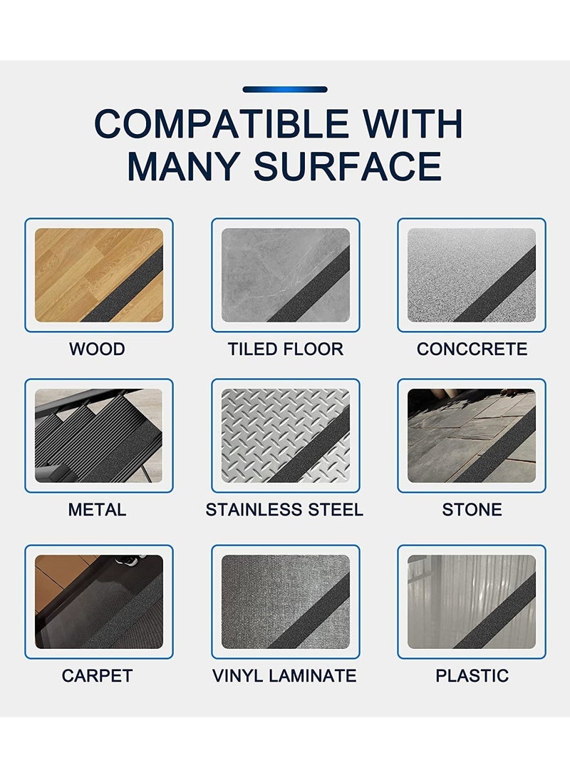 Generic Anti Slip Tape Transparent, Heavy Duty Rubber Anti Slip Tape for Stairs Outdoor Indoor Waterproof Safety Non Skid Roll Stair Steps Traction Tread Staircases Grips Adhesive Non Slip  - Image 3