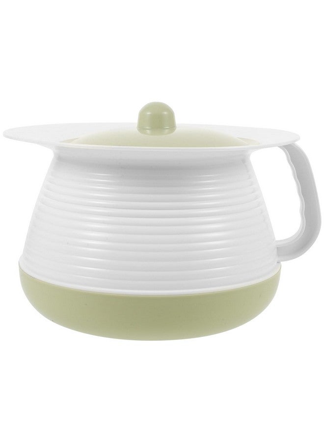 Yardwe Plastic Chamber Pot with Lid - Durable Spittoon for Home, Kids, Adults, and Elderly - Easy-to-Clean Bedside Urinal for Potty Training and Night Use - Image 1