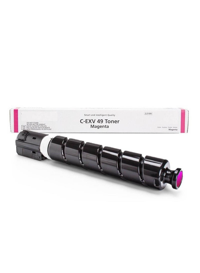 خرطوشة حبر متوافقة Canon CEXV49 لطابعات Canon IR ADV C3320 C3325 C3330 C3520 C3525 C3530 C3725 C3720 (لون أرجواني/Magenta) - Image 1