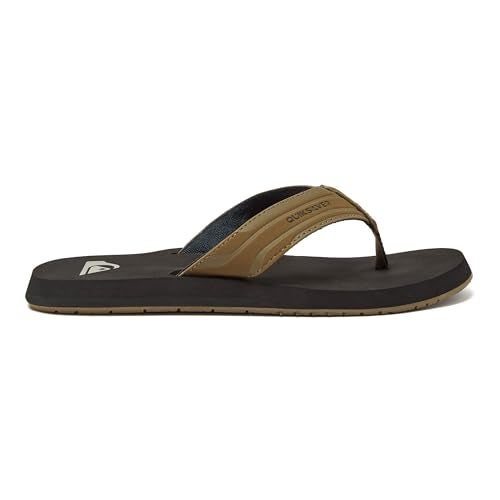 QUIKSILVER صندل كويكسيلفر للرجال بنمط قرد، بني/صلب، 13 M US - Image 2