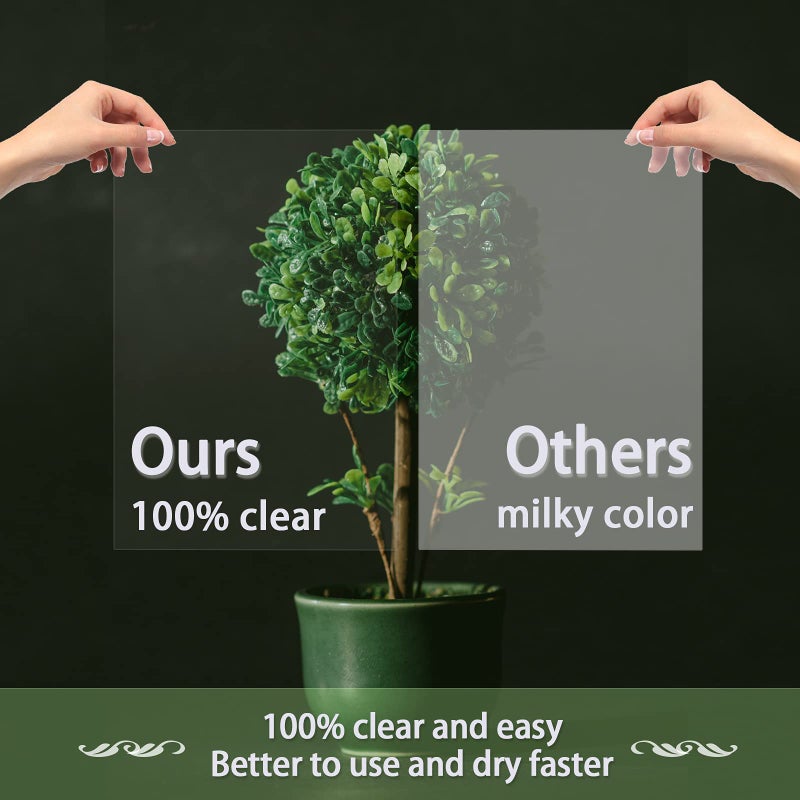 QYH Transparency Film Paper Clear for Overhead Projector Transparencies and Inkjet Screen Prints 8.5 x 11,25sheets - Image 2