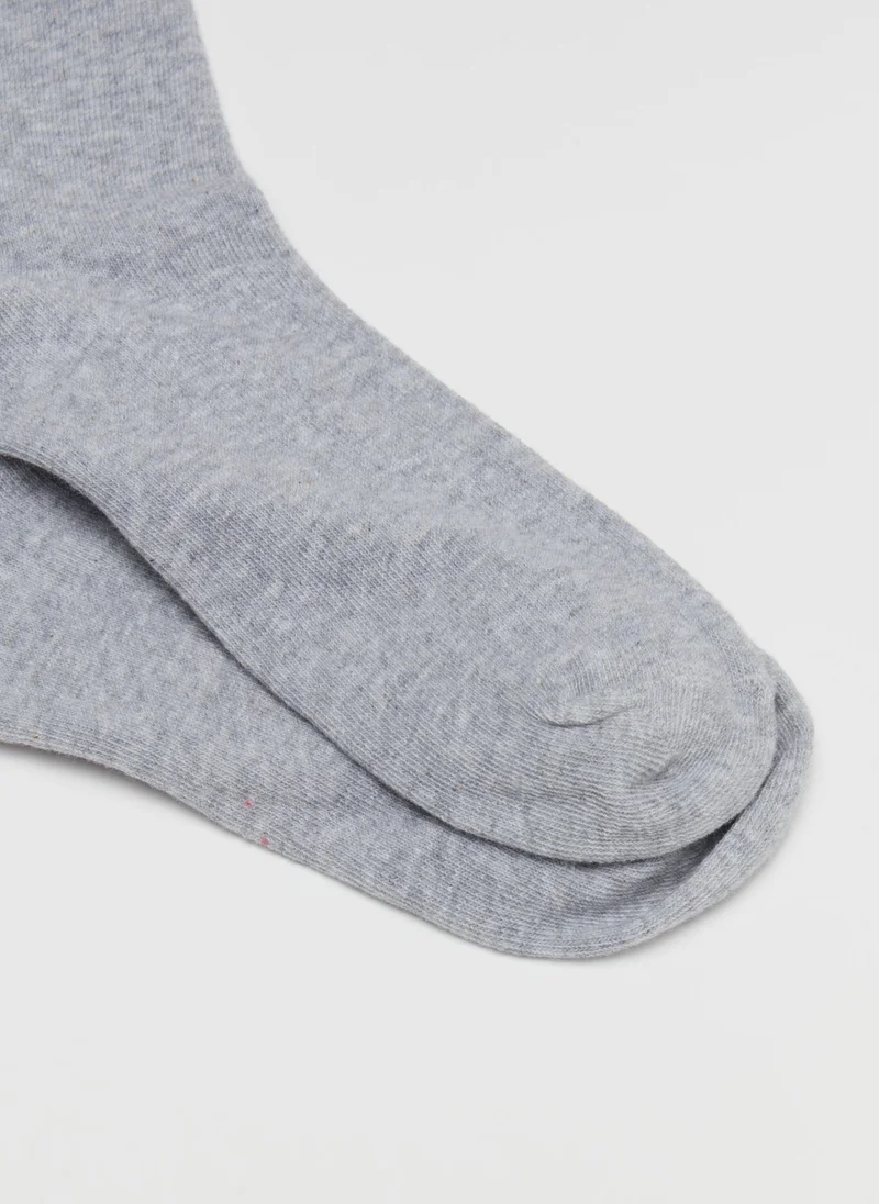 او في اس Two-Pair Pack Short Socks With Rolled Edging